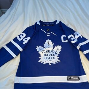 Fanatics Toronto Maple Leafs Blue NHL Jersey Auston Matthews C